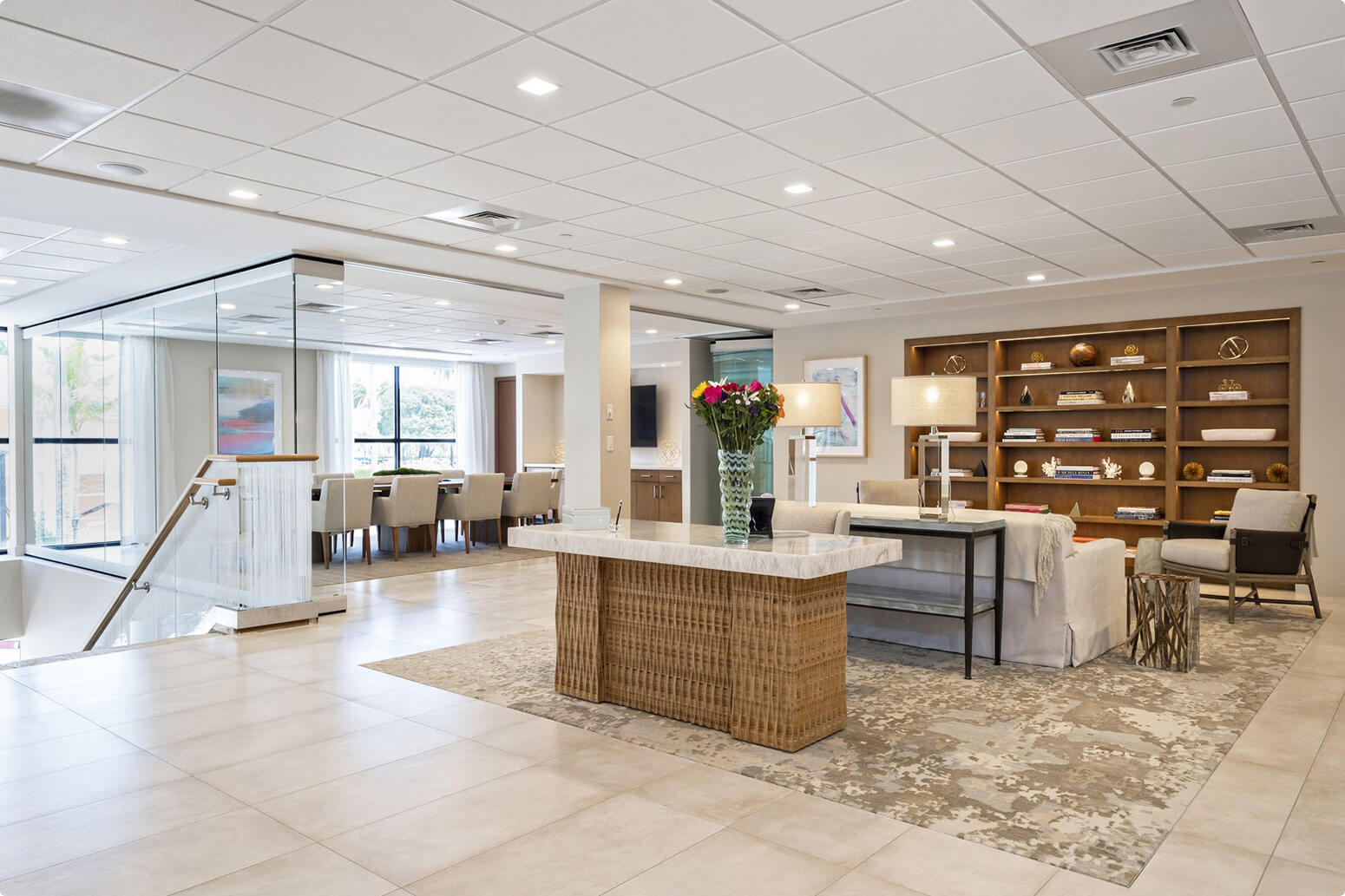 Palm Beach Office Lobby